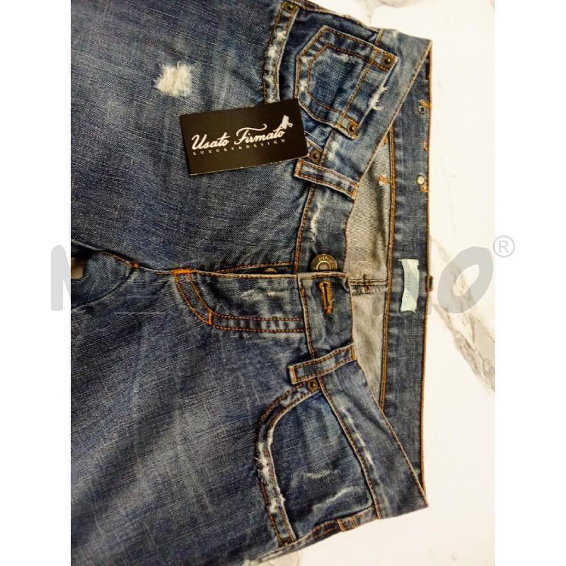 JEANS DONNA PINO LAVAGGIO CHIARO DET.STRAPPATO | Mercatino dell'Usato San giorgio del sannio 5