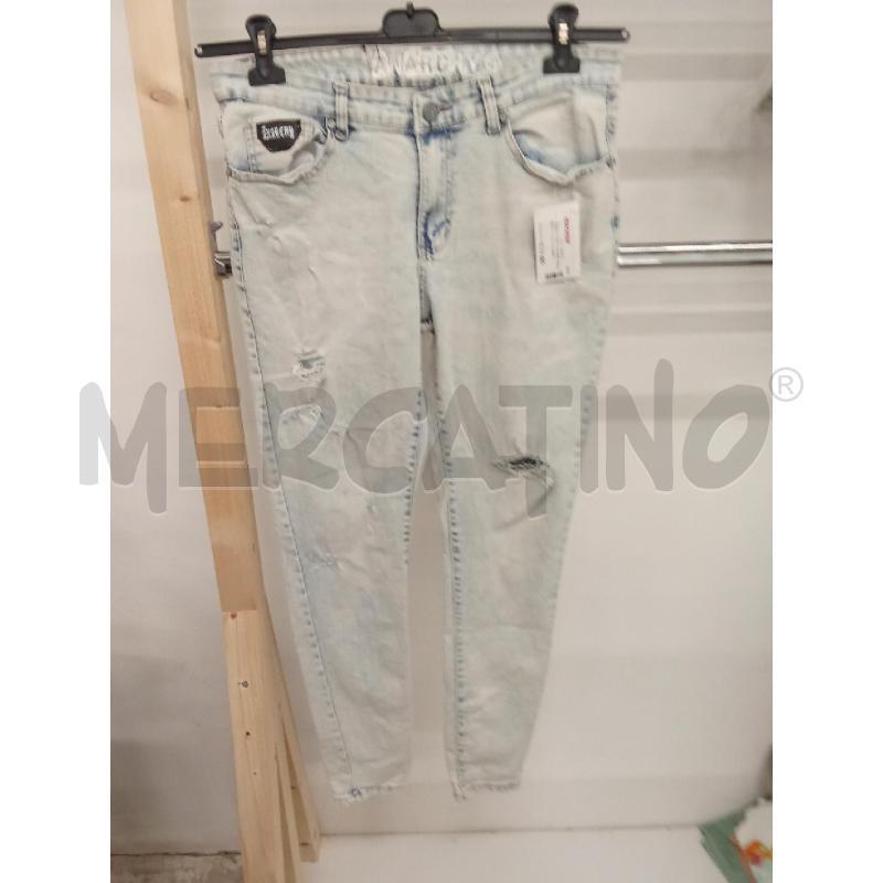 JEANS UOMO CHIARO ANARCHY CON STRAPPI | Mercatino dell'Usato San giorgio del sannio 1