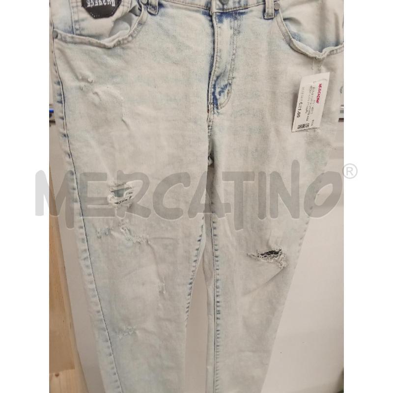 JEANS UOMO CHIARO ANARCHY CON STRAPPI | Mercatino dell'Usato San giorgio del sannio 3