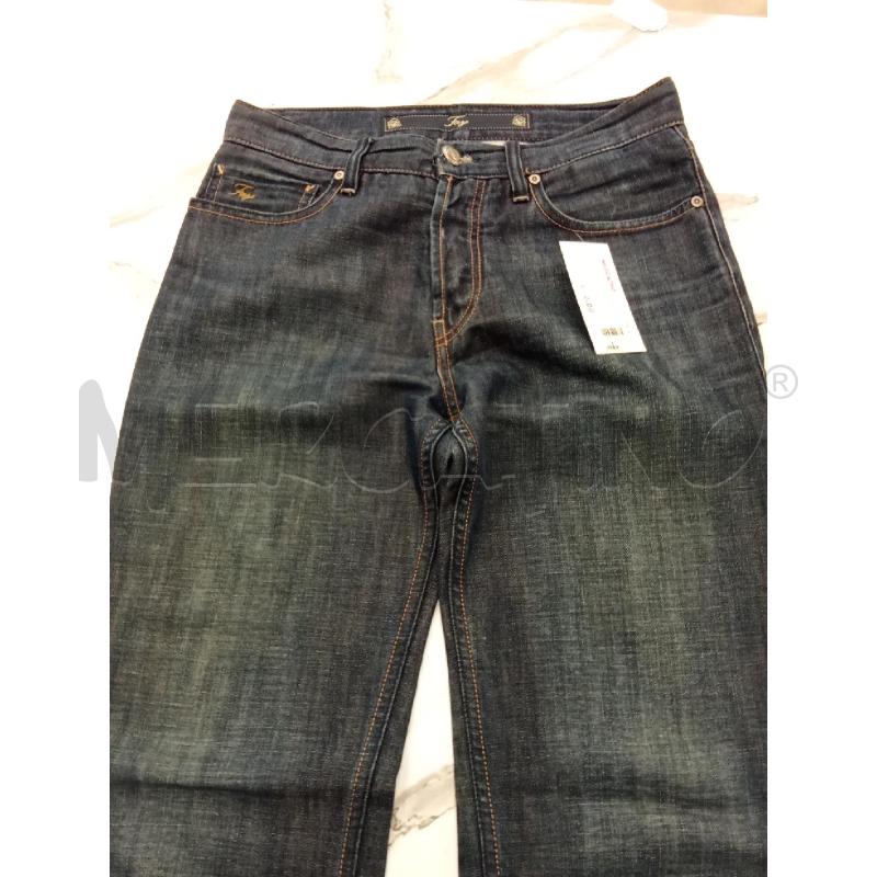JEANS UOMO FAY LAV SCURO CUCIT ARANCIONE | Mercatino dell'Usato San giorgio del sannio 1