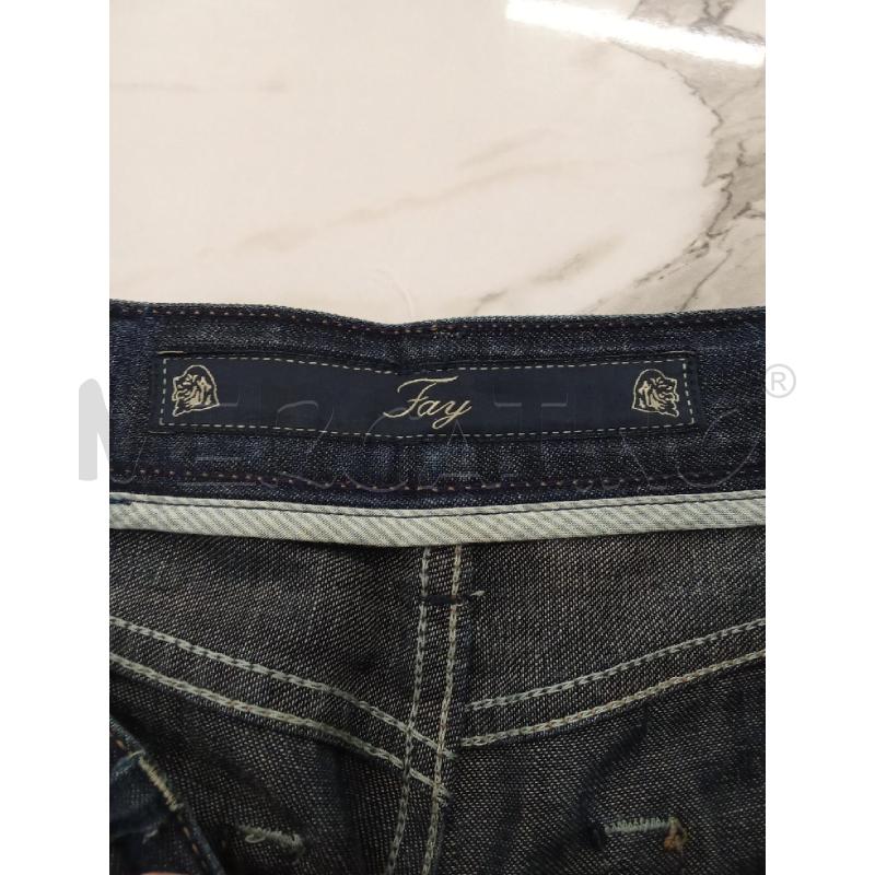 JEANS UOMO FAY LAV SCURO CUCIT ARANCIONE | Mercatino dell'Usato San giorgio del sannio 2