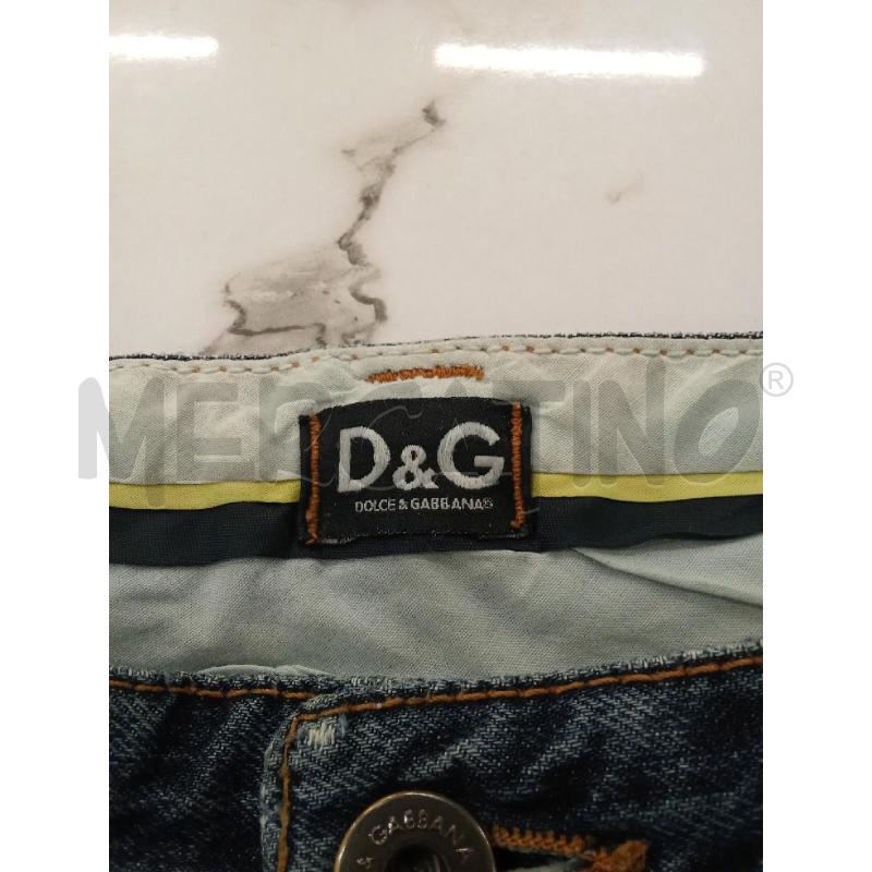 JEANS UOMO LAV MEDIO D&G CUCITURE ARANCIONI VISTA  | Mercatino dell'Usato San giorgio del sannio 2