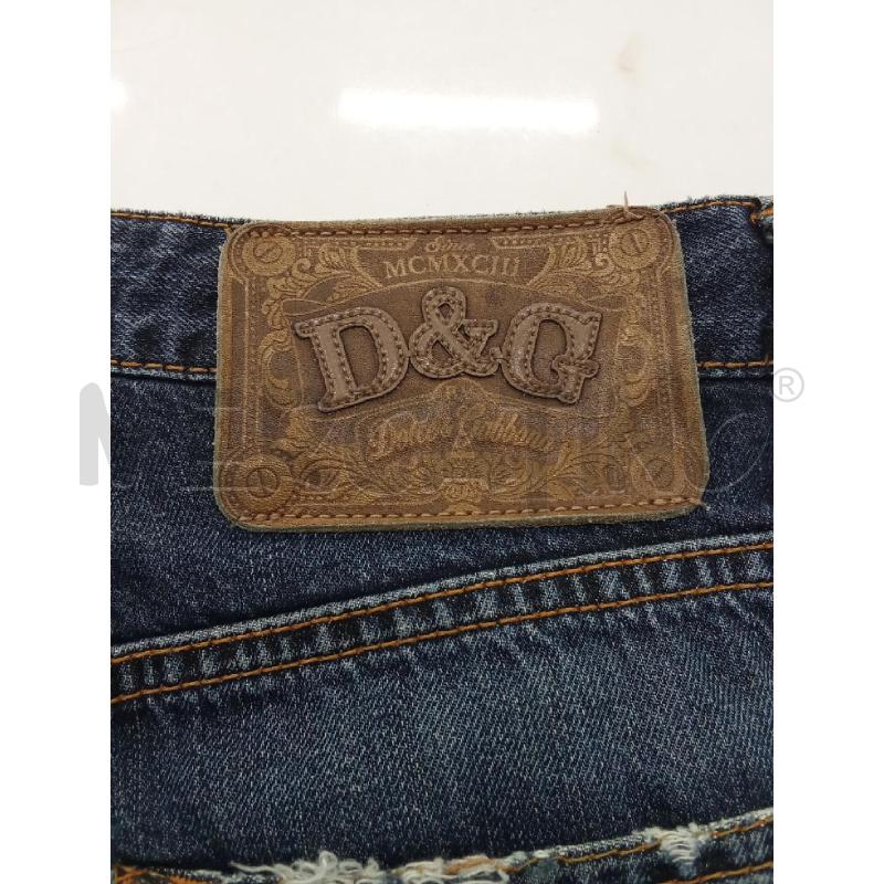 JEANS UOMO LAV MEDIO D&G CUCITURE ARANCIONI VISTA  | Mercatino dell'Usato San giorgio del sannio 4