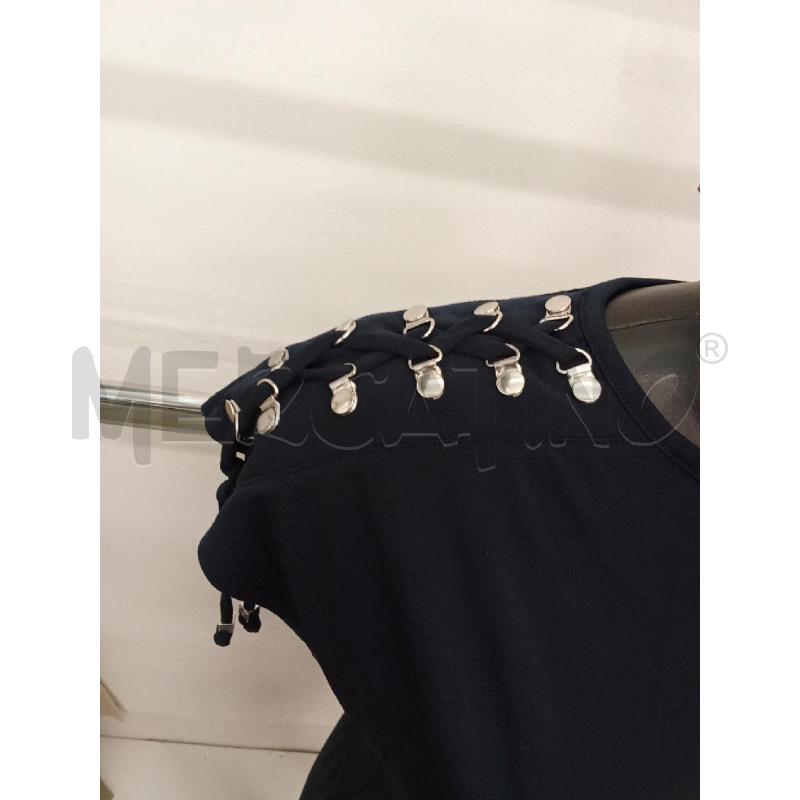 JUMPSUIT DONNA BLU NOTTE GANCI ARGENTATI SPALLE MICHAEL KORS | Mercatino dell'Usato San giorgio del sannio 2