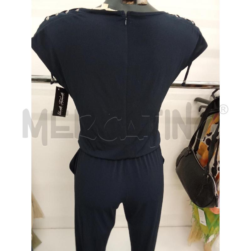 JUMPSUIT DONNA BLU NOTTE GANCI ARGENTATI SPALLE MICHAEL KORS | Mercatino dell'Usato San giorgio del sannio 4