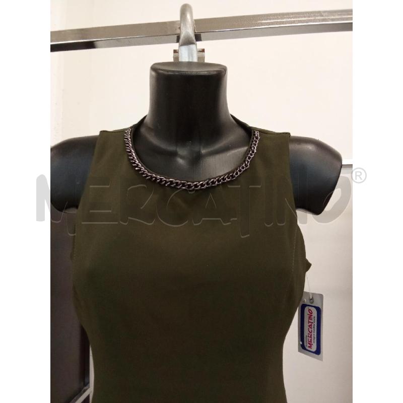 JUMPSUIT VERDE MILITARE INS CATENA NERA COLLO AKE | Mercatino dell'Usato San giorgio del sannio 2