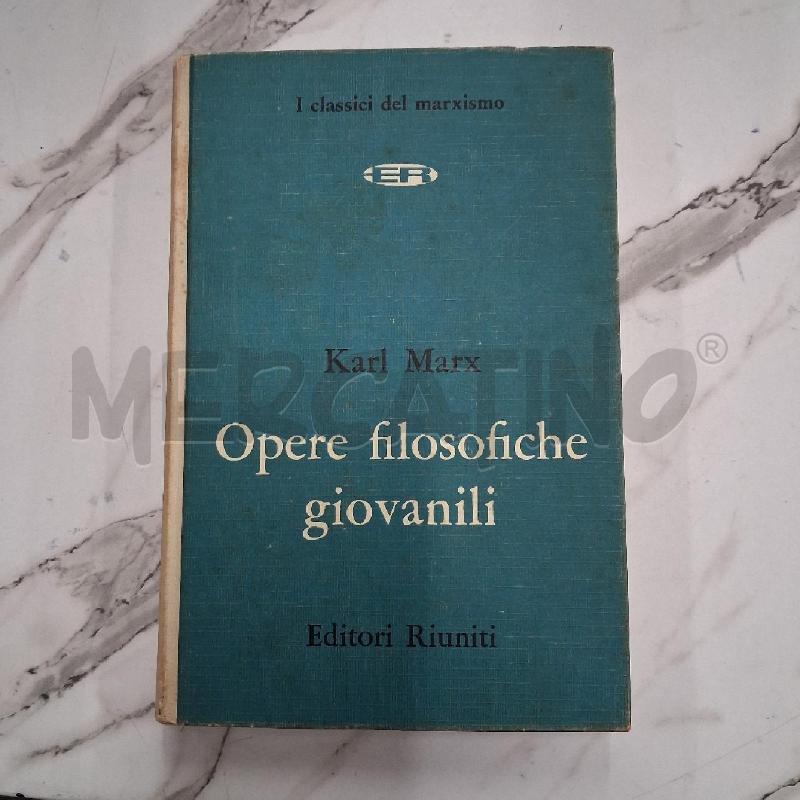 KARL MARX OPERE FILOSOFICHE  | Mercatino dell'Usato San giorgio del sannio 1