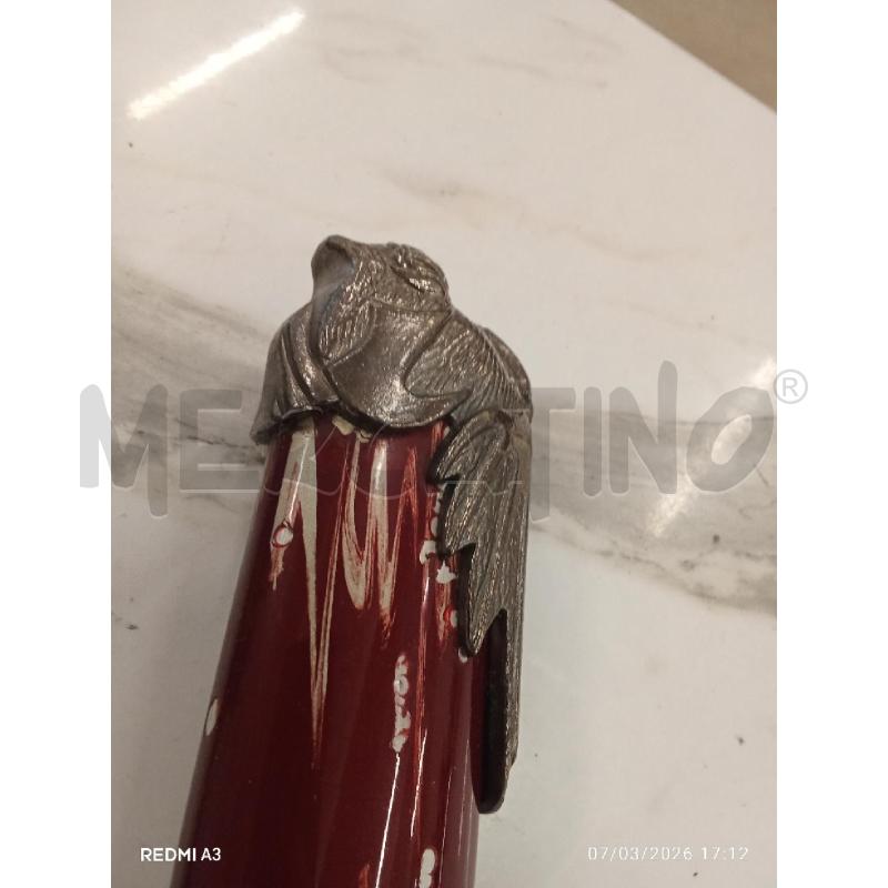 KATANA ACCIAIO  CUSTODIA PELLE RESINA ROSSA DRAGO  | Mercatino dell'Usato San giorgio del sannio 5
