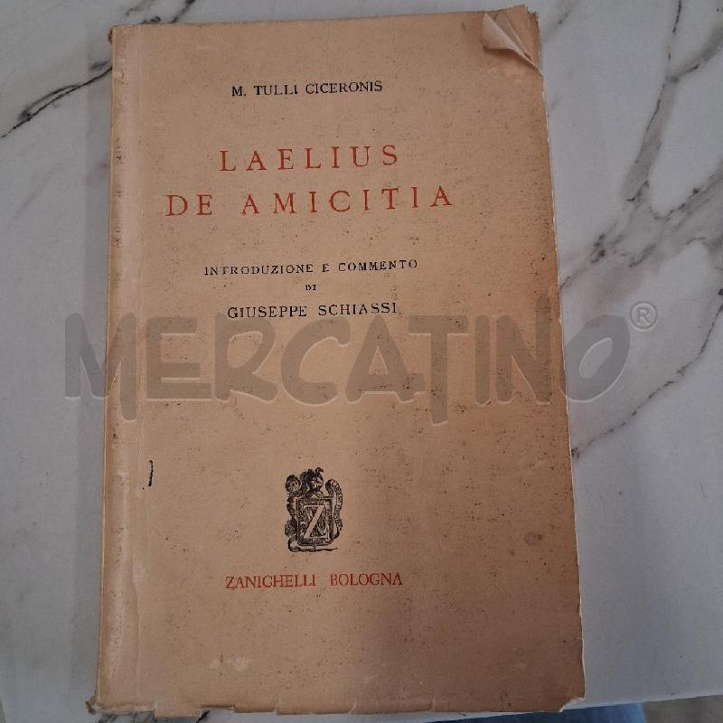 LAELIUS DE AMICITIA CICERONE  | Mercatino dell'Usato San giorgio del sannio 1