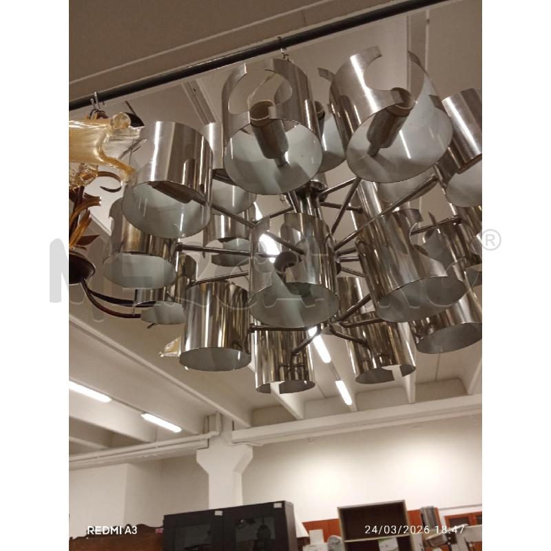 LAMPADARIO GAETANO SCIOLARI SPACE AGE | Mercatino dell'Usato San giorgio del sannio 1