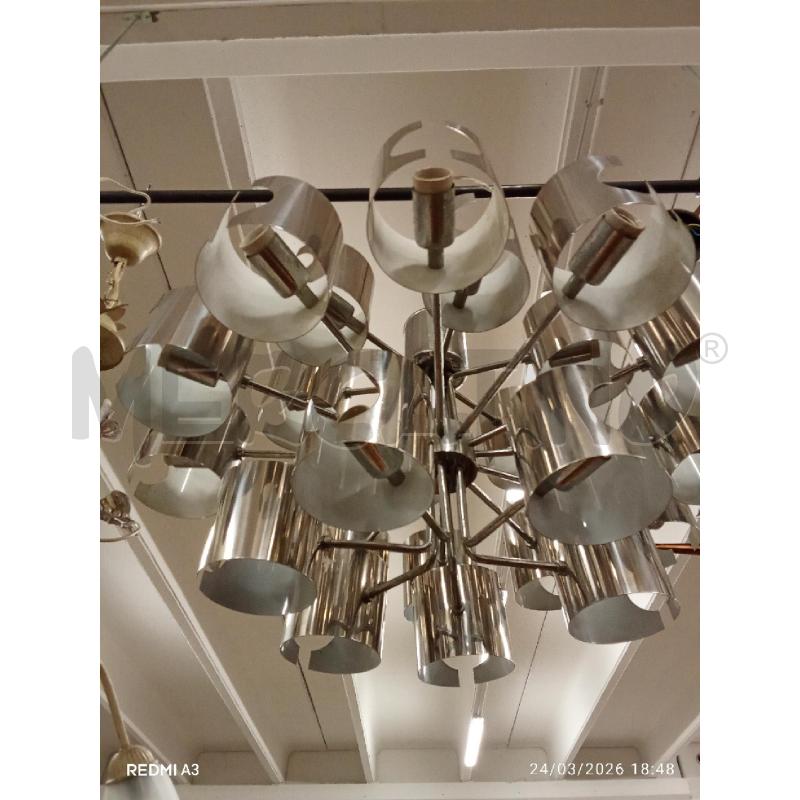 LAMPADARIO GAETANO SCIOLARI SPACE AGE | Mercatino dell'Usato San giorgio del sannio 3