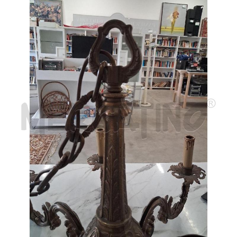 LAMPADARIO OTTONE 8 BRACCIA | Mercatino dell'Usato San giorgio del sannio 4