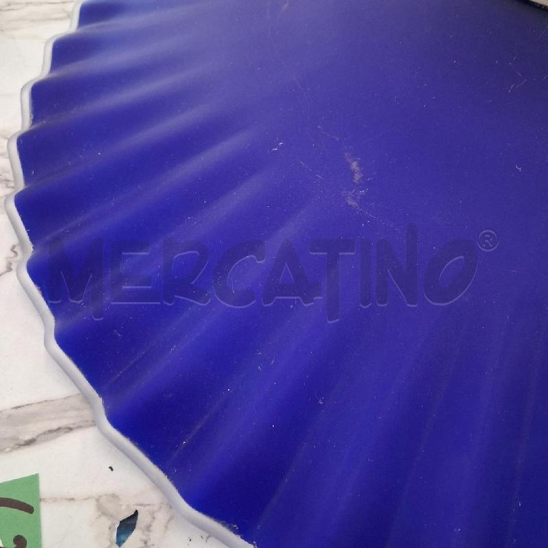LAMPADARIO VIOLA ROTONDO ONDULATO VETRO | Mercatino dell'Usato San giorgio del sannio 4