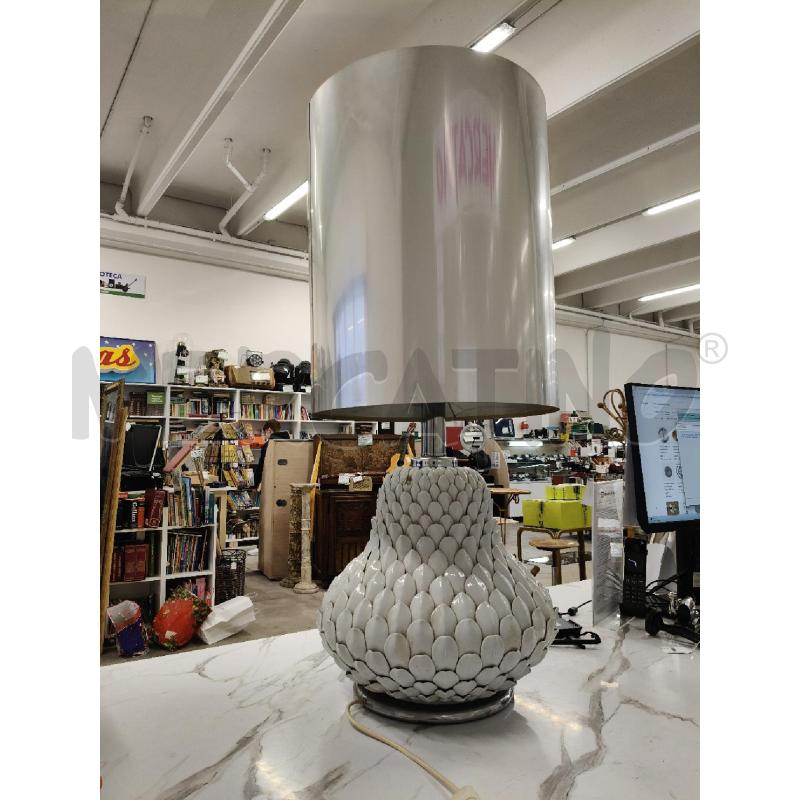 LAMPADA CARCIOFO ANNI 70 CAPPELLO ALLUMINIO  | Mercatino dell'Usato San giorgio del sannio 1