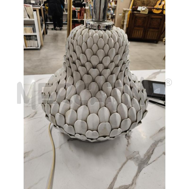 LAMPADA CARCIOFO ANNI 70 CAPPELLO ALLUMINIO  | Mercatino dell'Usato San giorgio del sannio 2