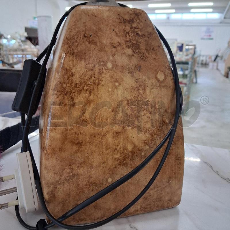 LAMPADA DA APPOGGIO CERAMICA CALOTA FIORI  | Mercatino dell'Usato San giorgio del sannio 3