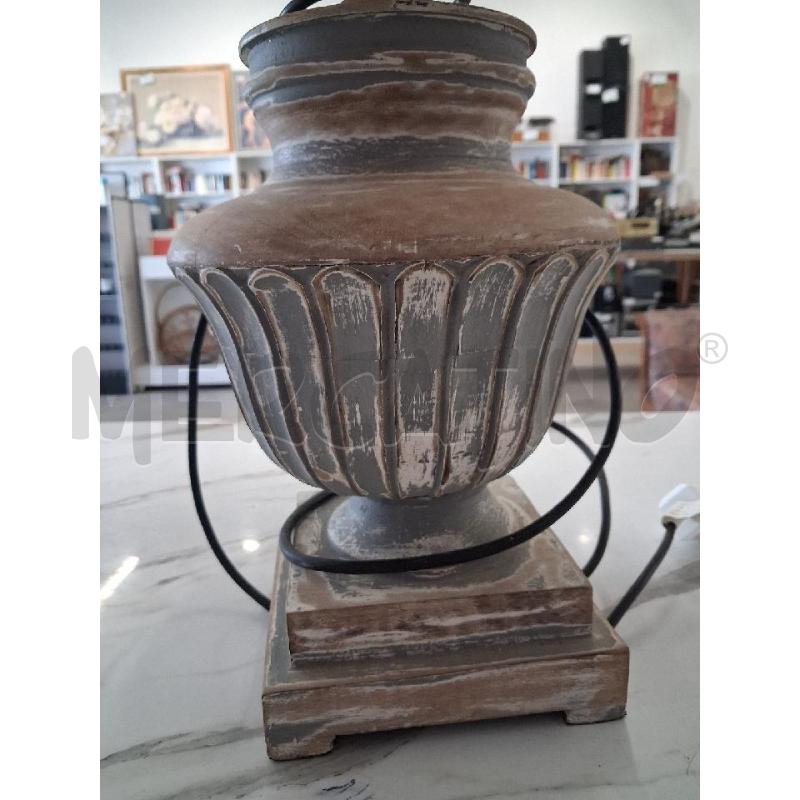 LAMPADA LEGNO SHABBY CHIC  | Mercatino dell'Usato San giorgio del sannio 2