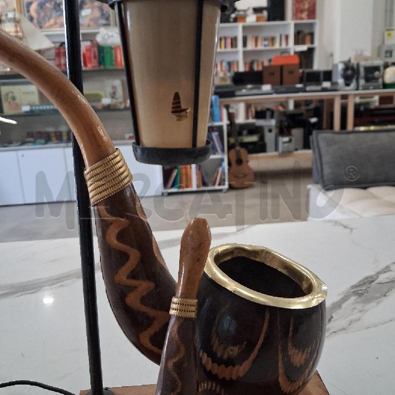 LAMPADA PIPA LEGNO  | Mercatino dell'Usato San giorgio del sannio 2