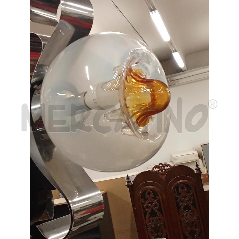 LAMPADA VETRO MURANO ANNI 70 MAZZENGA 3LUCI | Mercatino dell'Usato San giorgio del sannio 4