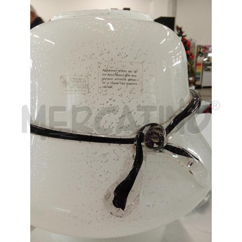 LAMPADA VETRO MURANO FUNGO FIOCCO  | Mercatino dell'Usato San giorgio del sannio 4