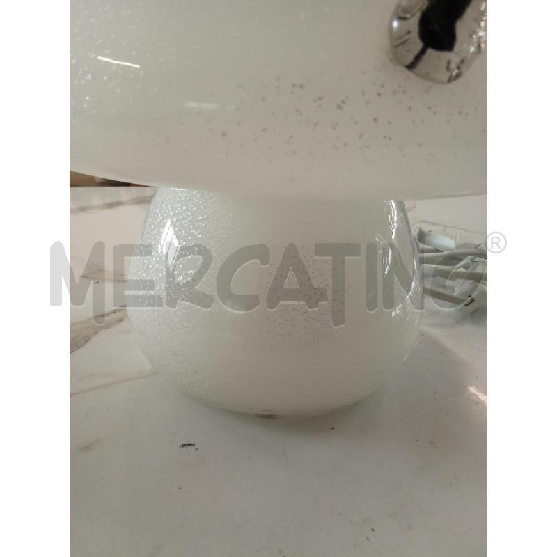 LAMPADA VETRO MURANO FUNGO FIOCCO  | Mercatino dell'Usato San giorgio del sannio 5