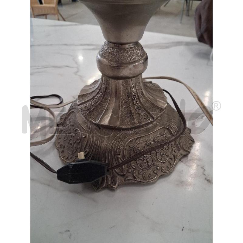 LAMPADA  CERAMICA CALOTTA VETRO  | Mercatino dell'Usato San giorgio del sannio 2