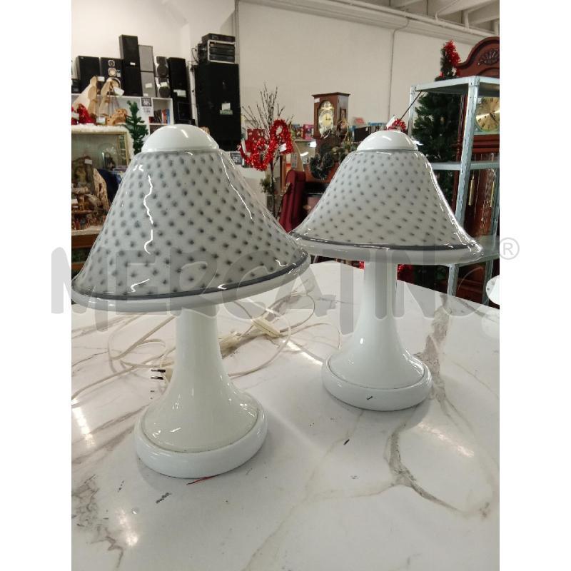 LAMPADE PZ 2 VETRO FUNGO  | Mercatino dell'Usato San giorgio del sannio 1