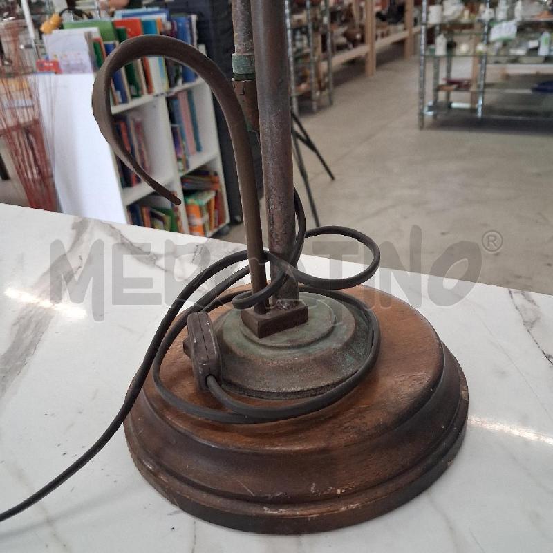 LAMPA SOLARE OTTONE STILE MINISTERIALE  | Mercatino dell'Usato San giorgio del sannio 2