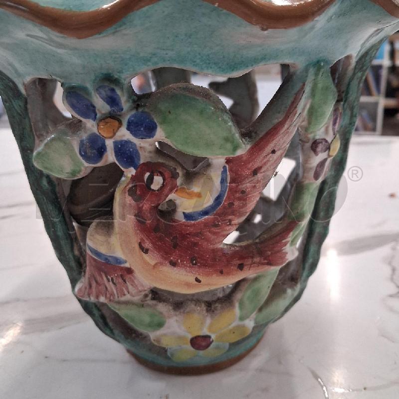 LANTERNA TERRACOTTA DEC  A MANO VIETRI  | Mercatino dell'Usato San giorgio del sannio 2