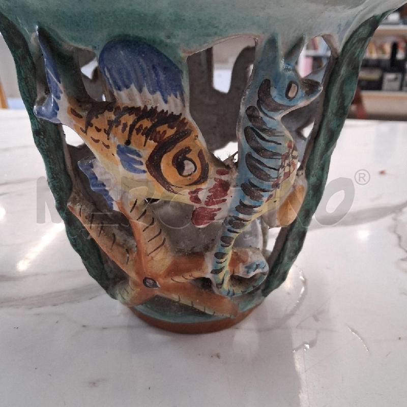 LANTERNA TERRACOTTA DEC  A MANO VIETRI  | Mercatino dell'Usato San giorgio del sannio 5
