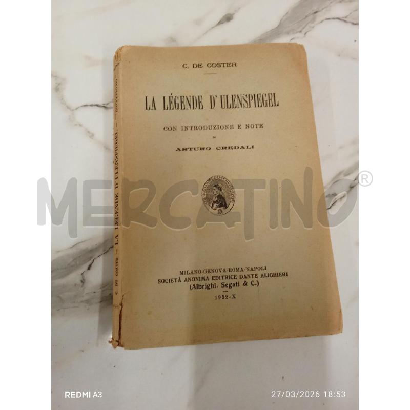 LA LEGENDE D 'ULENSPIEGEL  | Mercatino dell'Usato San giorgio del sannio 1