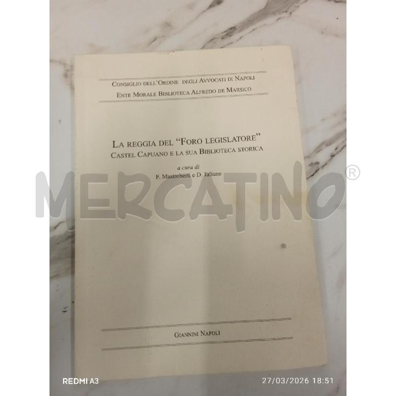 LA REGGAID EL FORO LEGISLATORE  | Mercatino dell'Usato San giorgio del sannio 1