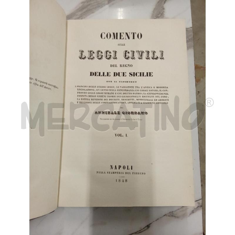 LEGGI CIVILI DEL REGNO DELLE DUE SICILIE  | Mercatino dell'Usato San giorgio del sannio 2