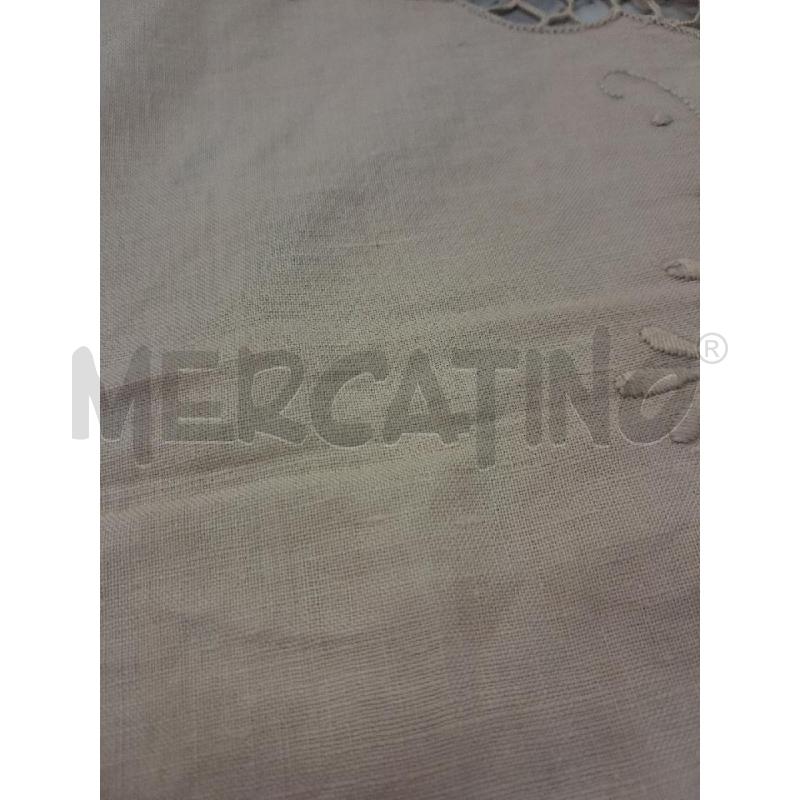 LENZUOLO MATRIMONIALE ECRU COTONE INS MACRAME  | Mercatino dell'Usato San giorgio del sannio 4