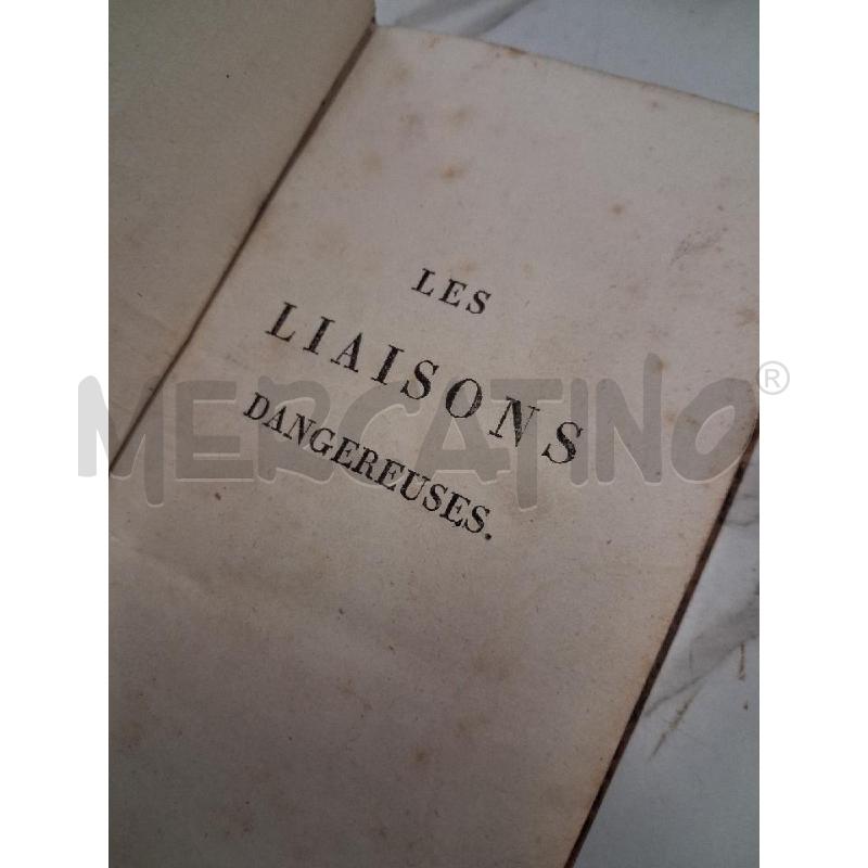 LES LIAISONS DANGEREUSES 1822 | Mercatino dell'Usato San giorgio del sannio 1