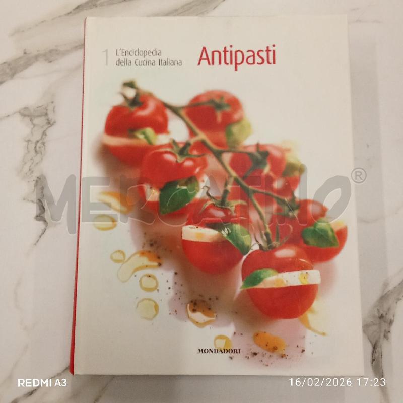 LIBRO ANTIPASTI MONDADORI  | Mercatino dell'Usato San giorgio del sannio 1