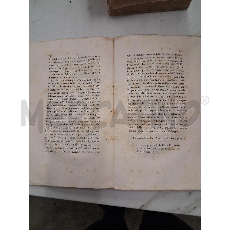 LIBRO DA RILEGARE ISCRIZIONI ITALIANE DI FERDINANDO MALVICA | Mercatino dell'Usato San giorgio del sannio 2
