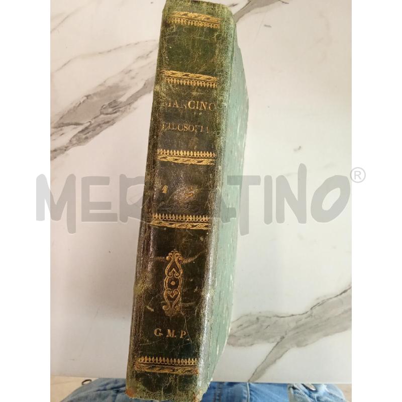 LIBRO ELENTI DI FILOSOFIA SALVATORE MANCINO  PALERMO 1846 | Mercatino dell'Usato San giorgio del sannio 1