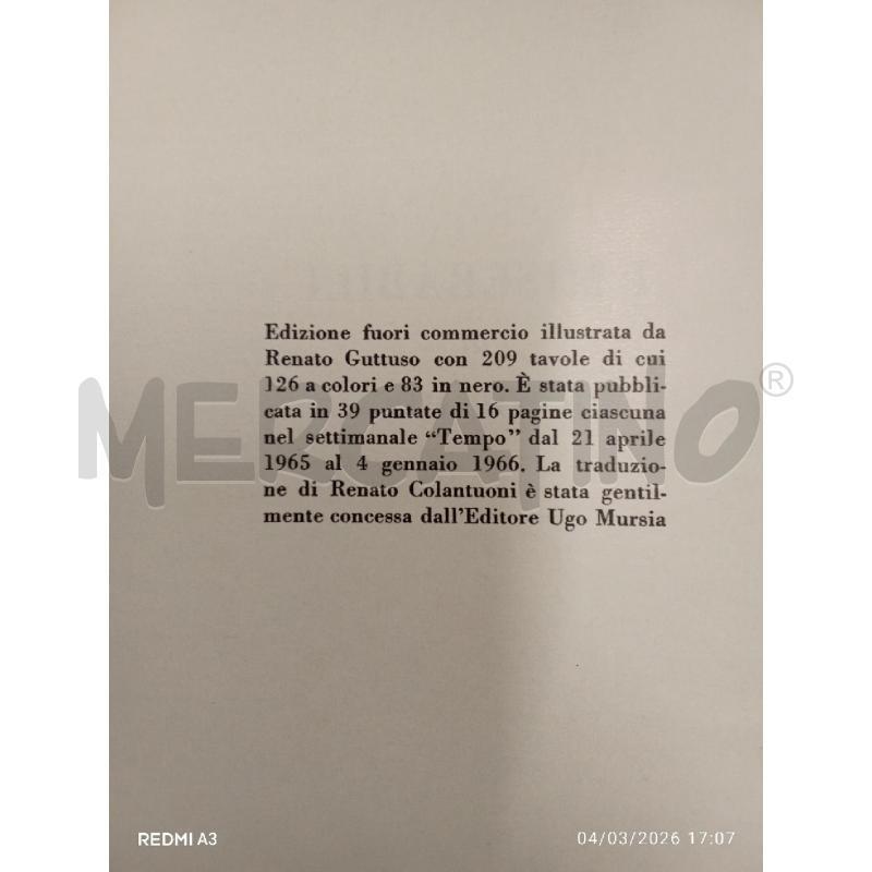 LIBRO I MISERABILI ILLUSTRATO DA RENATO GUTTUSO | Mercatino dell'Usato San giorgio del sannio 3