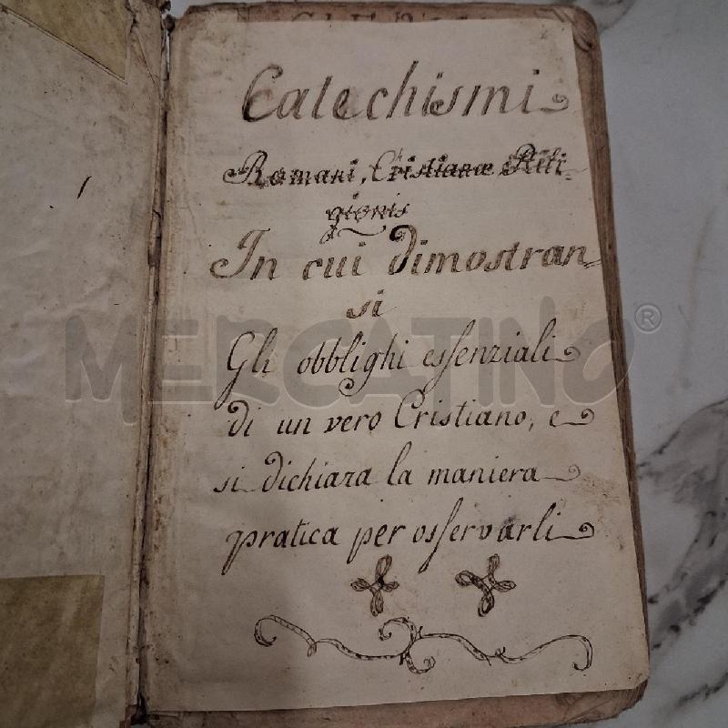 LIBRO VECCHIO CATECHISMI CLERICO | Mercatino dell'Usato San giorgio del sannio 3