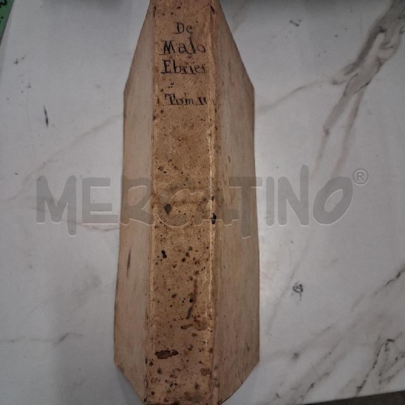LIBRO VECCHIO DE MALO EBRIETATIS AD CONFESSARIOS | Mercatino dell'Usato San giorgio del sannio 2