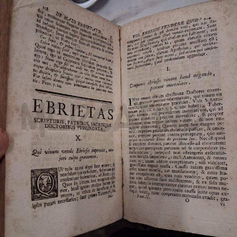 LIBRO VECCHIO DE MALO EBRIETATIS AD CONFESSARIOS | Mercatino dell'Usato San giorgio del sannio 5