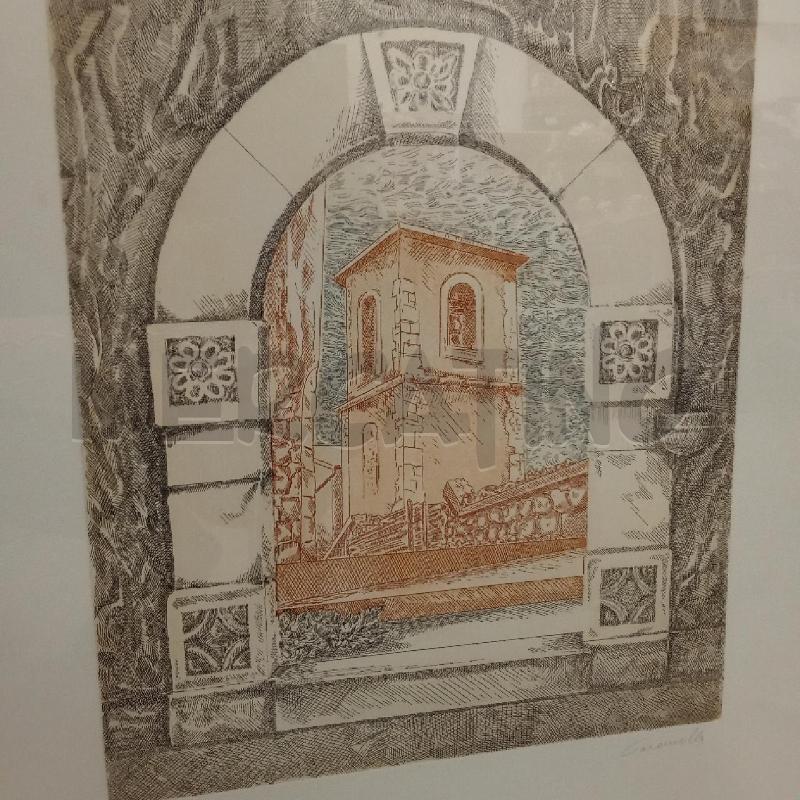 LITOGRAFIA CIARAMELLA 47/99 C 80X60CM APPLIC METALLICHE | Mercatino dell'Usato San giorgio del sannio 3
