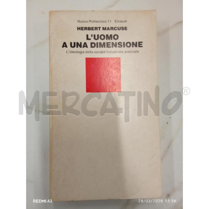 L'UOMO A UNA DIMENSIONE  | Mercatino dell'Usato San giorgio del sannio 1