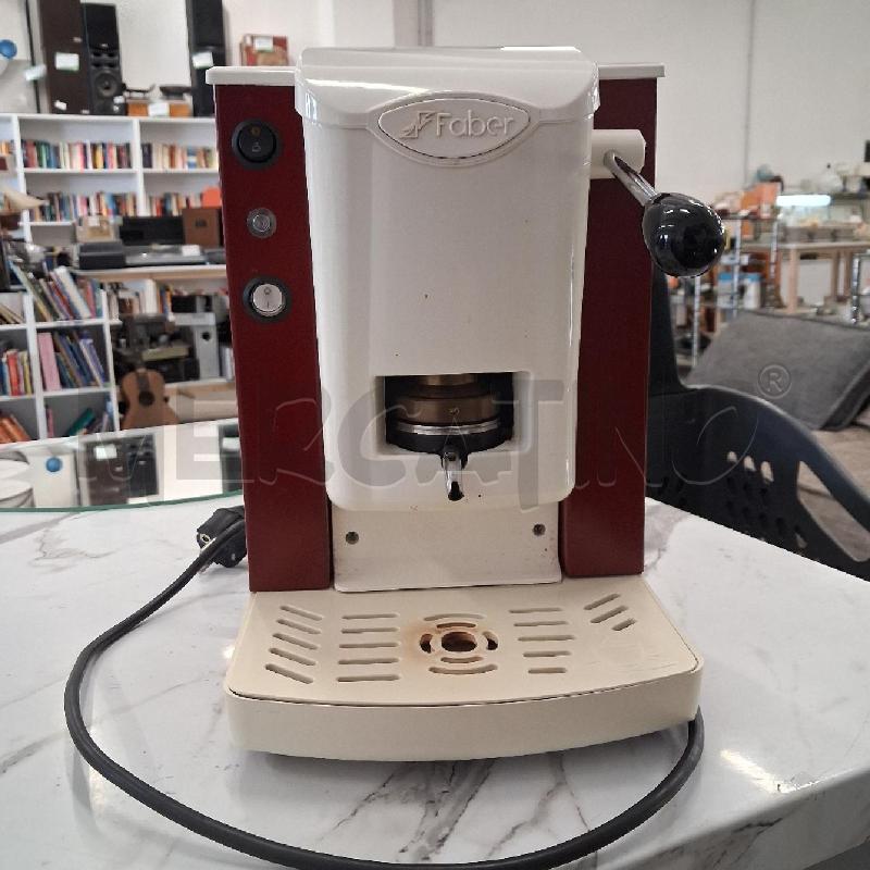 MACCHINA CAFFE' CIALDE FABER BEIGE ROSSA | Mercatino dell'Usato San giorgio del sannio 1