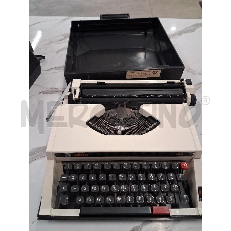 MACCHINA DA SCRIVERE BIANCA ALMA 105 | Mercatino dell'Usato San giorgio del sannio 1
