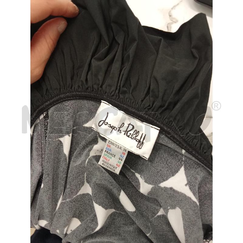 MAGLIA DONNA NERA CERCHI BIANCHI COLLETTO BALZA JOSEPH RIBKOFF | Mercatino dell'Usato San giorgio del sannio 5
