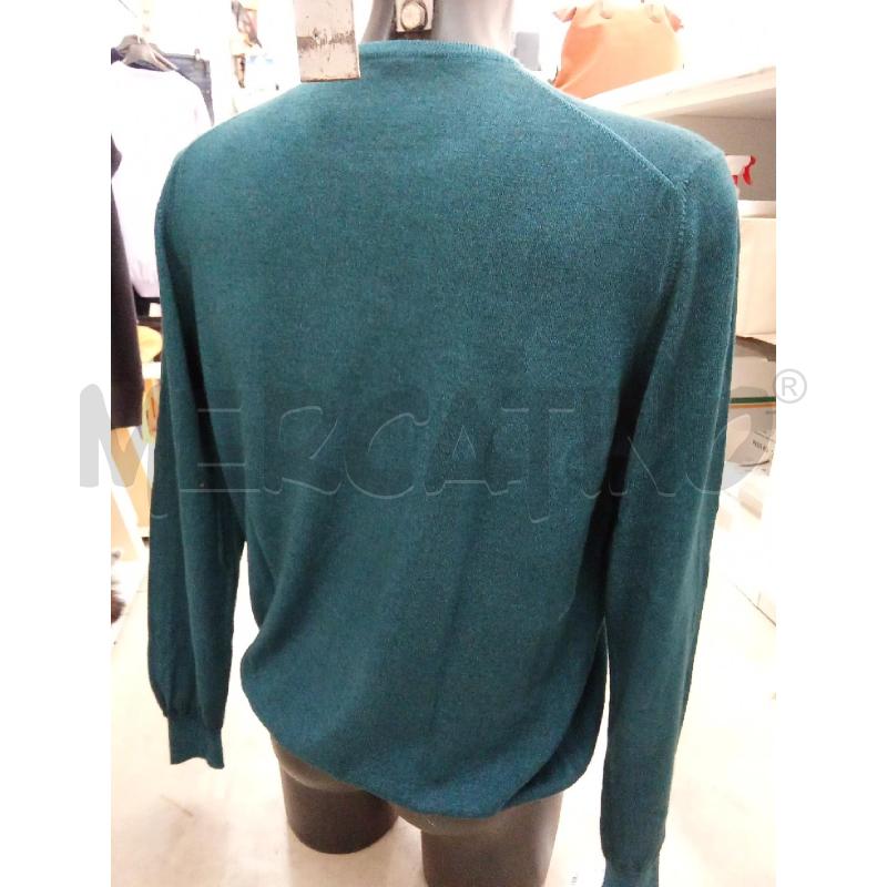 MAGLIONCINO UOMO GRAN SASSO VERDE PETROLIO LANA | Mercatino dell'Usato San giorgio del sannio 3