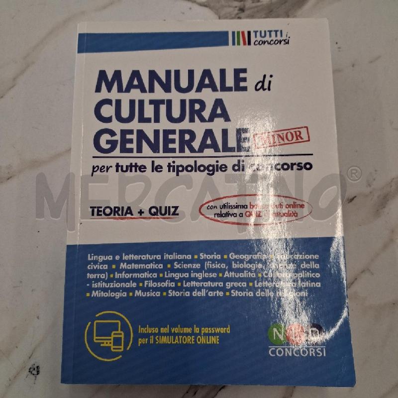 MANUALE DI CULTURA GENERALE  | Mercatino dell'Usato San giorgio del sannio 1