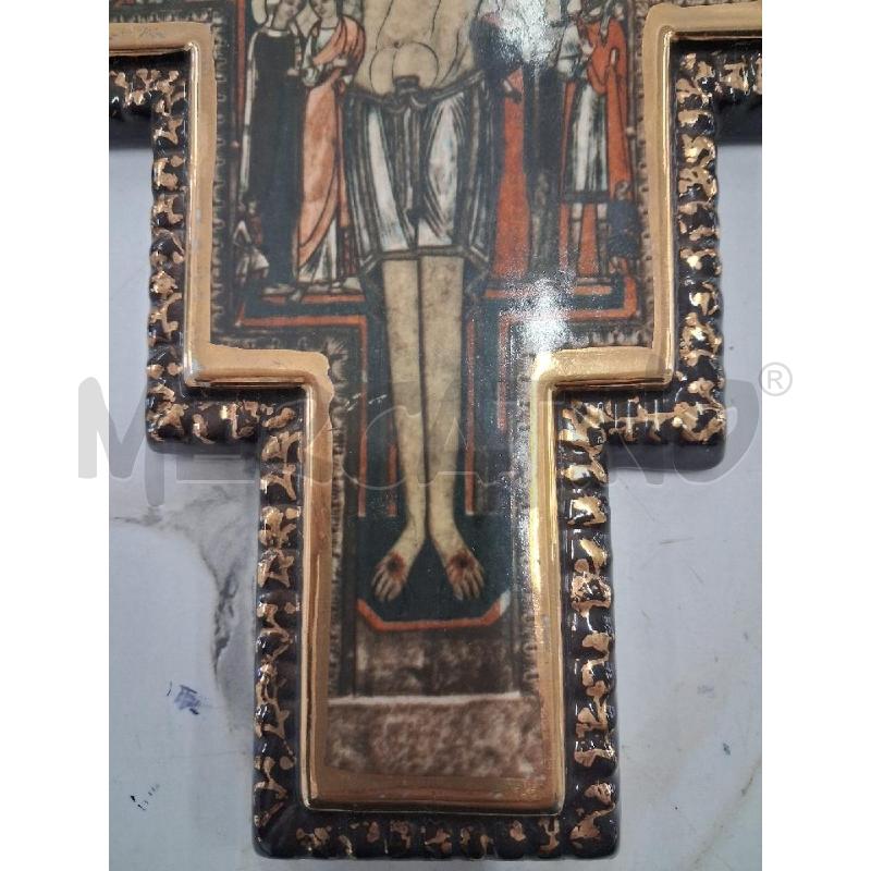 MATTONELLA CROCIFISSO CHE PARLÒ A SAN FRANCESCO CERAMICA | Mercatino dell'Usato San giorgio del sannio 4